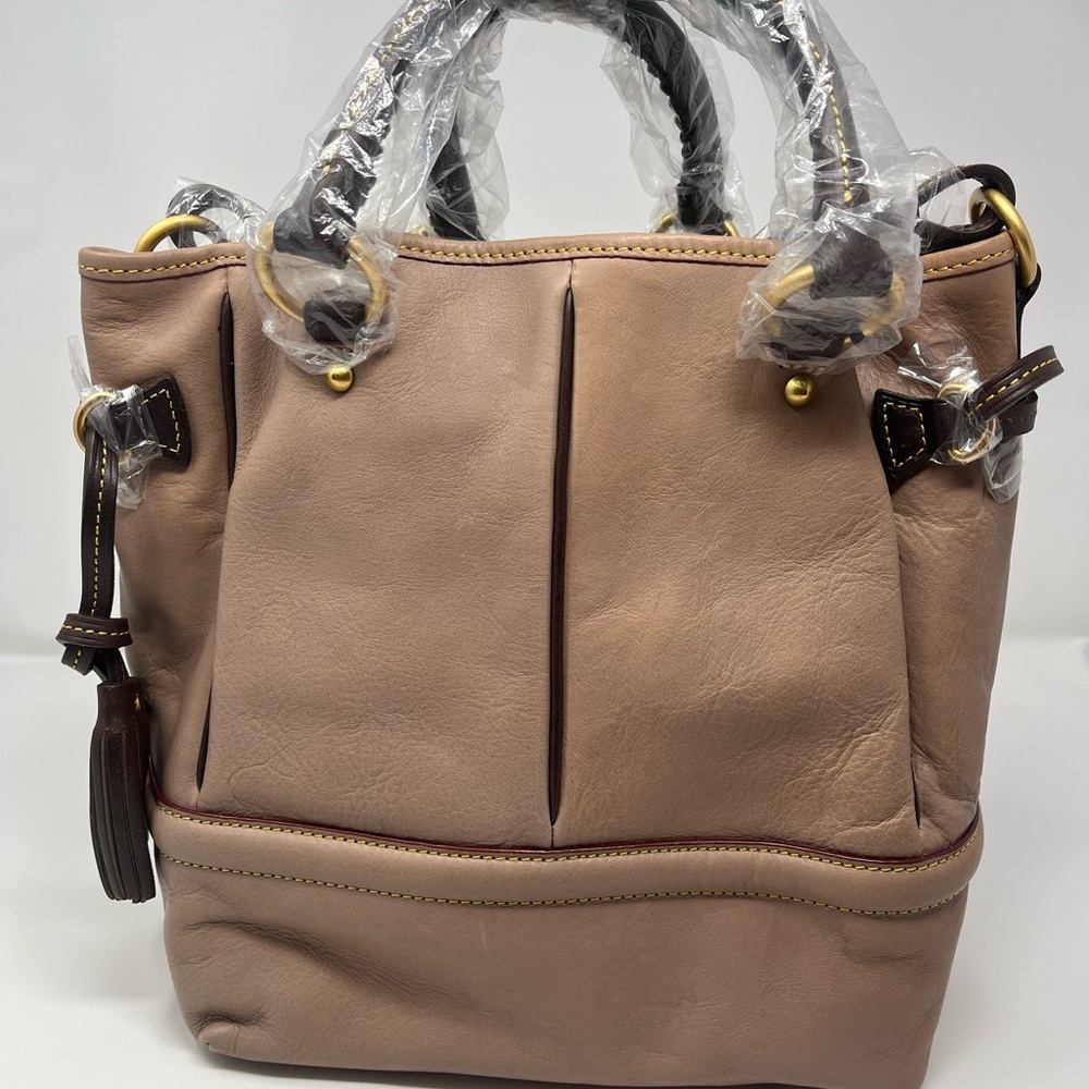 Dooney & Bourke Buckley Leather Bag - Mushroom - Picture 5 of 12